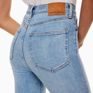 Denim Forum The Lola High Rise Skinny Crop Jeans Size 26